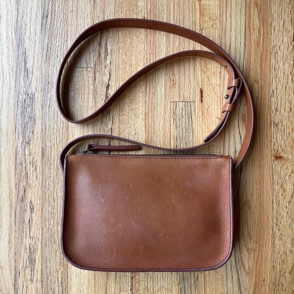 Brown Leather Crossbody Bag